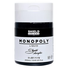 SHIELD 壓克力顏料 660 Black, 660 黑色, 1罐