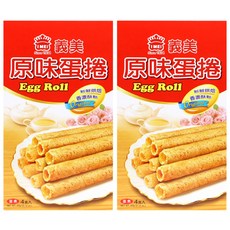義美 蛋捲 原味, 60g, 2盒