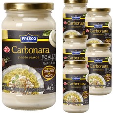 오뚜기프레스코 까르보나라 파스타소스, 360g, 6개