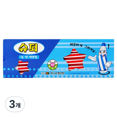 지구화학 슈퍼 색연필 낱색 빨강 12p, 1색, 3개
