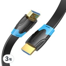 벤션 칼국수형 4K HDMI V2.0 케이블, 3개, 1.5m