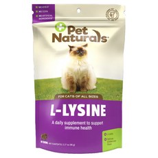 Pet Naturals 寶天然 免疫好好貓嚼錠, L-LYSINE, 每日免疫補充劑, 免疫/抗氧化, 1包