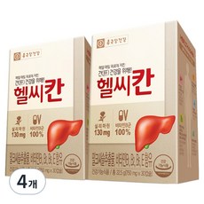 종근당건강 헬씨칸, 30정, 22.5g, 4개 30정, 4개