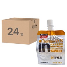 WEIDER 威德 in果凍 提神口味, 牛磺酸3000mg, 7種維生素B, 低熱量無咖啡因, 180g, 24包
