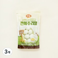 하림 유정란 깐메추리알, 270g, 3개