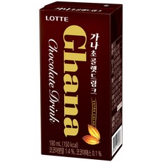 가나 초콜렛 드링크, 190ml, 24개