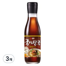 샘표 국시장국 가쓰오국물, 350ml, 3개