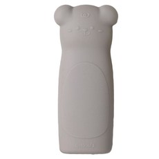 MODU'I BLUEMAMA 熊熊餐具收納盒, 鉑金矽膠材質，耐熱-40°C~210°C, 摩卡, 1個