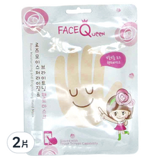 FACEQueeN 玫瑰粉嫩保濕護手膜, 玫瑰保濕亮白護手膜, 觸控螢幕適用, 16g, 2片