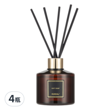 KUNDAL 昆黛爾 家用淨化空氣香薰擴香瓶組 200ml, Soft Soap, 2組