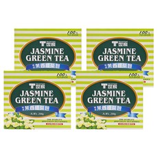 T世家 精選茉香綠茶包，100入茶包，200g, 2g, 100包, 4盒