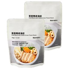 MUJI 無印良品 蔥香鴨骨湯底, 350g, 2包