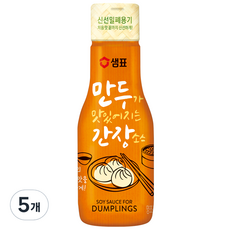 샘표 만두가 맛있어지는 간장소스, 200ml, 5개