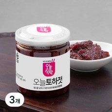 토하젓갈 오늘식탁 강경 토하젓 250g 3개