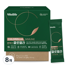 대상웰라이프 면역엔 클로렐라 30p, 81g, 8개