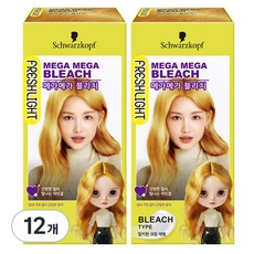 프레쉬라이트 헤어 블리치 메가메가 탈색제, 130ml, 12개