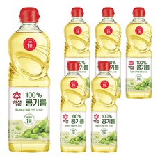 CJ BEKSUL 白雪 大豆油, 500ml, 6個