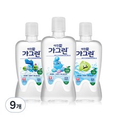 가그린 어린이용 사과향, 380ml, 9개입