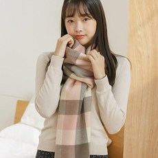 롸잇나우 뉴라인 체크 머플러