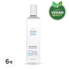 에뛰드 하우스 순정 약산성 5.5 진정 토너, 350ml, 6개