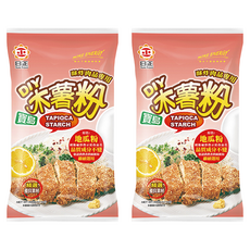 日正食品 寶島木薯粉 1000g, 精選食材 細緻研磨製成, 適合油炸料理 炒菜 湯品, 1kg, 2包
