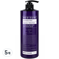 메디슈어 마일드 바디워시 화이트머스크향, 1L, 5개