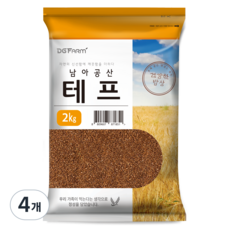 대구농산 테프, 2kg, 4개