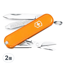 VICTORINOX 瑞士維氏 7用瑞士刀，透明黃，透明藍，透明粉，透明棕，透明綠，透明灰, 2個
