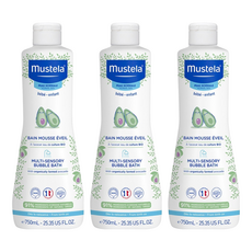 mustela 慕之恬廊 孩童用多重護理泡泡沐浴乳, 750ml, 3瓶