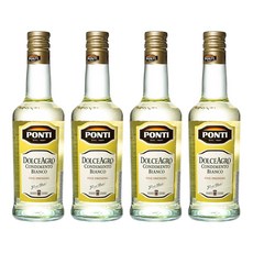 PONTI 巴薩米克香醋, 白香脂, 500ml, 4個