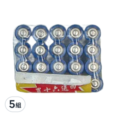 Kolin 歌林 碳鋅電池 4號, 20顆, 5組
