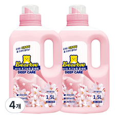 베어블 딥케어 초고농축 울세제 체리블라썸 본품, 4개, 1.5L