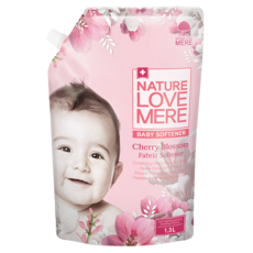 NATURE LOVE MERE 嬰兒衣物柔軟精補充包 1300ml 2入, 1.3L, 2包