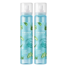 FRUDIA 友肌舒果 蘆薈舒緩保濕露噴霧, 含98%純蘆薈萃取, 低刺激保濕, 125ml, 2瓶