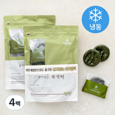 아리울떡공방 굳지않는 쑥개떡 (냉동), 4팩, 600g