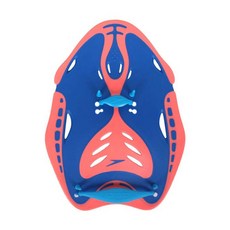 Speedo 成人划手板Power Paddle, M, 藍螢光粉