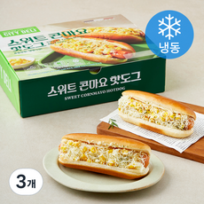 삼립 시티델리 스위트콘마요 핫도그 (냉동), 150g, 3개, 3개입