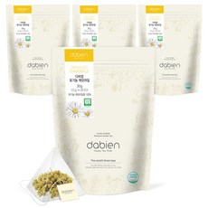 dabien 洋甘菊茶三角茶包, 1.5g, 20包, 4袋