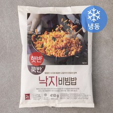 햇반쿡반 낙지비빔밥 180g x 2개 + 소스 25g x 2개 (냉동), 1봉