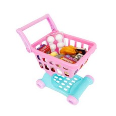 B.toys 小花籃購物車玩具組-具粉色購物車(bt), 1組