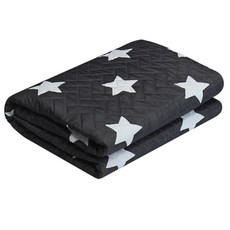 HanilMedical 고급 전기요 HL-202D, 블랙앤화이트스타, L(135 x 180 cm) 블랙앤화이트스타, 라지 (135 x 180 cm)