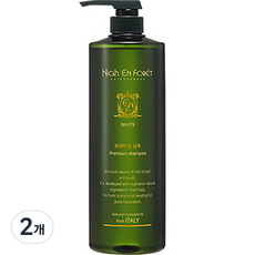 하이앙포레 프리미엄 샴푸 클렌징, 1000ml, 2개