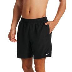 nike essential lap 成人男性七吋海灘褲 nessa559-001-xs 黑色