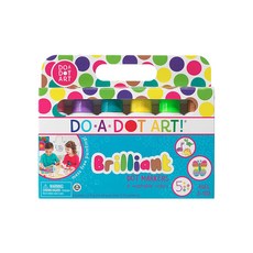 Do-A-Dot Art 點點畫筆 Set 6入絢麗色, 歐美安全認證 安全無毒 獨特筆管設計 傾倒不溢出 防滑易抓握 速乾易使用, 絢麗色, 1盒