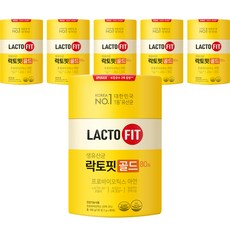 종근당건강 락토핏 생유산균 골드, 160g, 6개