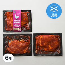 올반 숙성 춘천식 매콤닭갈비 (냉동), 180g, 6개