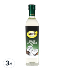 라우린 MCT 코코넛 오일, 500ml, 3개