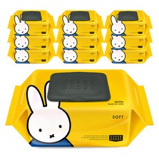 슈퍼대디 소프트 미피 물티슈 캡형, 50g, 100매, 10개