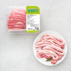 생생포크 한돈 1등급 삼겹살 구이용 (냉장), 1000g, 1개