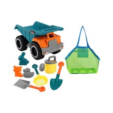 vanibaby 玩沙玩具 沙灘卡車組 Set 8, 大容量車廂, 耐玩加厚材質, 含沙鏟, 1組